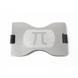 Pí pouzdro na platební karty s ochranou proti kopírování – dvojková soustava