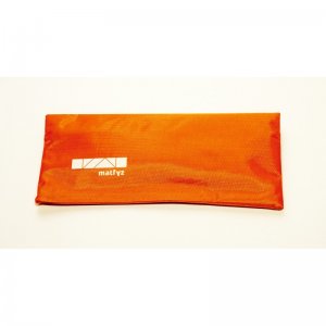Pouzdro na psací potřeby, oranžové, logo Matfyz